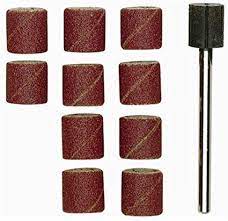 PROXXON P35 28980 bandes pour tambour x 10 avec tige grain 150 diam 10x10mm