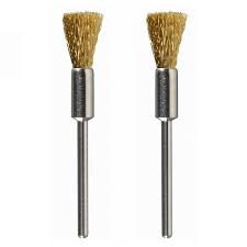 PROXXON P32 28961 brosses laiton x2 diam 8 mm axe 2,35 mm