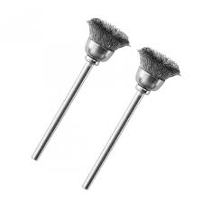 [28953] PROXXON P32 28953 brosses en acier inox x2 diam 13 mm axe 2.35 mm