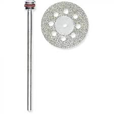 [28844] VERIFINV PROXXON P33 28844 disque à tronçonner diamanté aération diam 20mmx0.6mm + tige 2.35mm