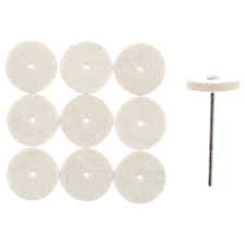 [28798] PROXXON P33 28798 disques de feutre x 10 à polir pour le galçage diam 22mm