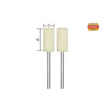 PROXXON P33 28802 polissoir en feutre x 2 sur tige forme cylindrique diam 7mm