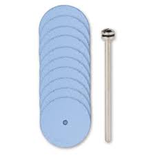 [28294] PROXXON P32 28294 polissoirs élastiques en silicone disque x 10 avec tige diam 22mm