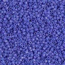 Perles Miyuki delica 11/0 fiole d'env. 3gr DB661-TB OPAQUE PURPLE (violet brillant)
