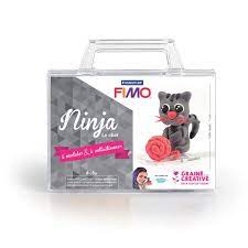 Kit figurine fimo miss creative "ninja le chat"