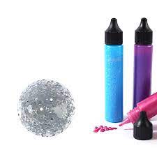 Peinture slow & art argent pailletté 30ml
