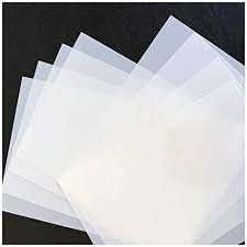 Papier à pochoir translucide A4 20/100eme, la feuille