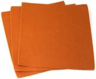 Feutrine la feuille de  20 x 30 cm, roux renard