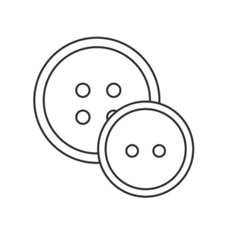 Boutons pression snaps noir 12.4mm x 30 pièces