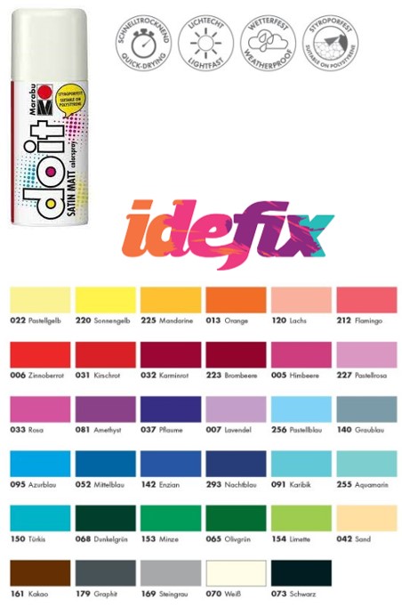 Marabu Colorspray Do It, Satin Matt, BLANC 070, 150ml