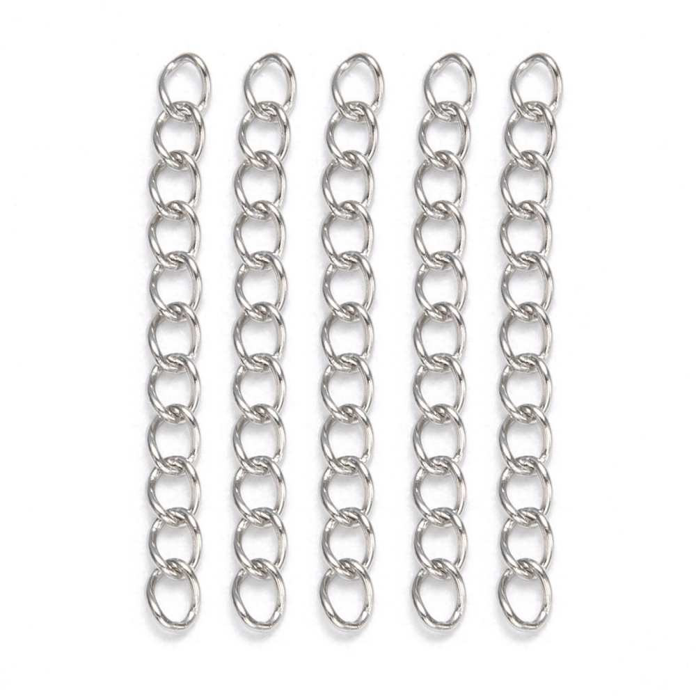 Chaîne de sécurité INOX argenté, 40x3mm, l'unité