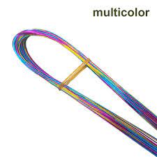 Fil métal pour fleurs, multicolor, 0.6 mm x 80 cm, à l'unité