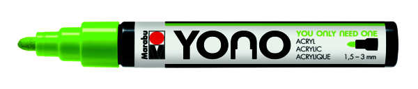 [12400103365] Marqueur Marabu YONO néon-vert 365, 1,5-3mm