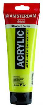 [17126170] Acrylique AMSTERDAM, vert jaune, 250 ml