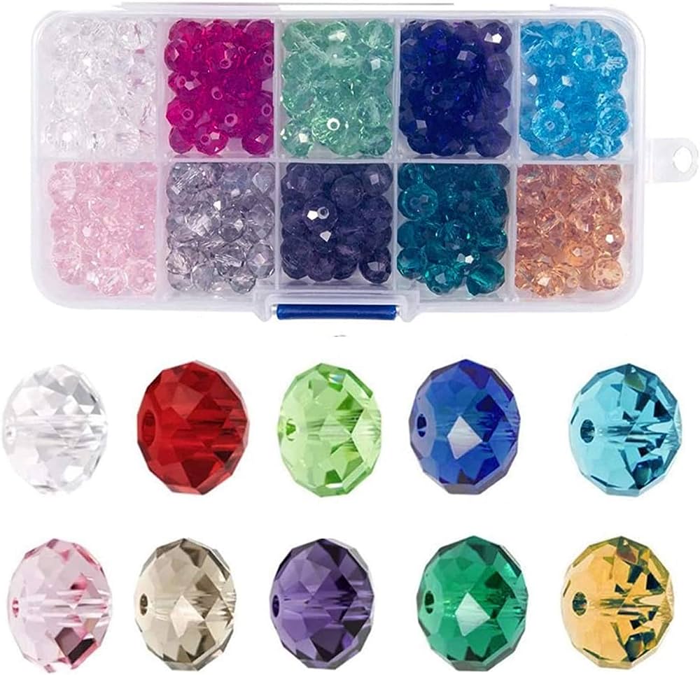 [5931] Perle briolette à facette, 4mm, trou 0,5 mm (Lila and Luster)