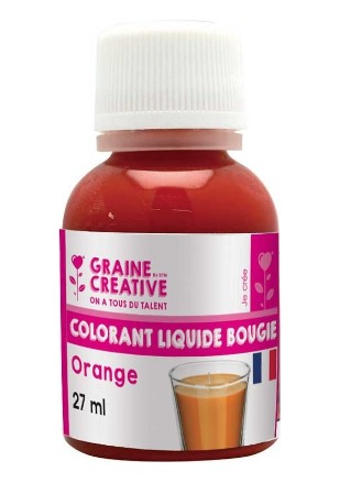 Colorant pour bougie "orange", 27ml