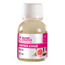 Senteur pour bougie "rose", 27ml