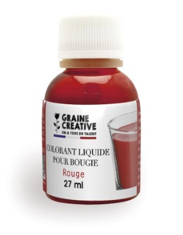 Colorant pour bougie "rouge", 27ml