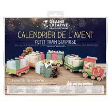 Calendrier de l'avent "petit train surprise" à construire, 24 boîtes