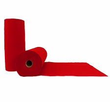 [5300118] Découpe de feutrine au mètre, rouge bordeaux, largeur 45cm