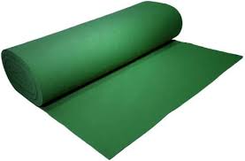 [5300129] Découpe de feutrine au mètre, vert moyen, largeur 45cm