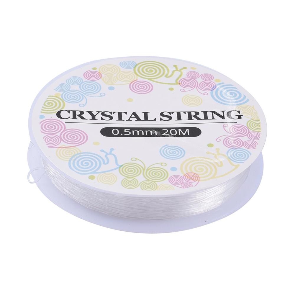 Fil élastique nylon CRYSTAL STRING, 0,5mm x 20m, transparent