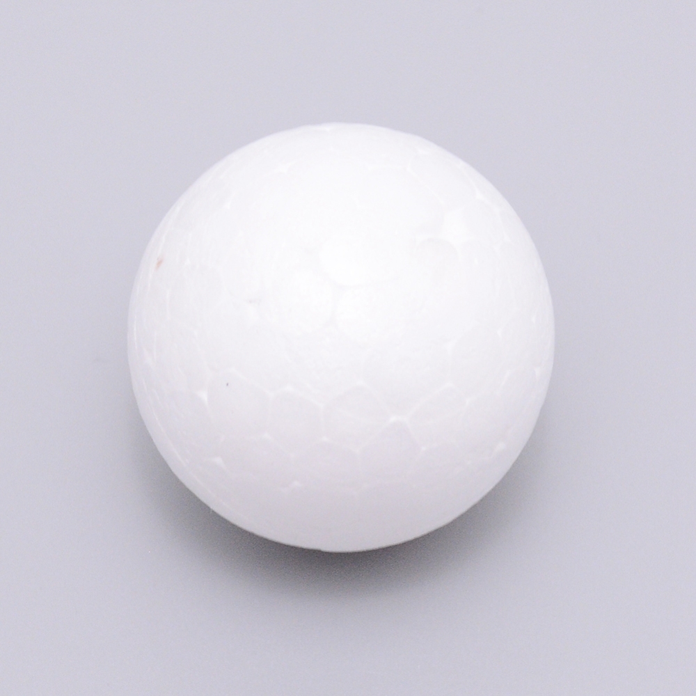 [3302500] Boule en polystyrène blanc, diam 10 cm