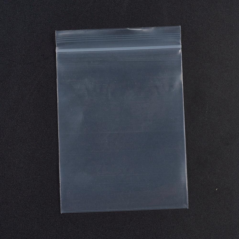 Pochette plastique avec ZIP N°9, ÉPAIS, 70x100 mm