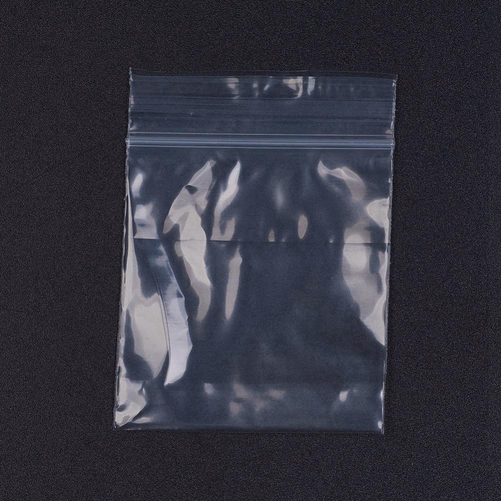 Pochette plastique avec ZIP N°5, FIN, 50x70mm (intérieur 50x60mm), l'unité