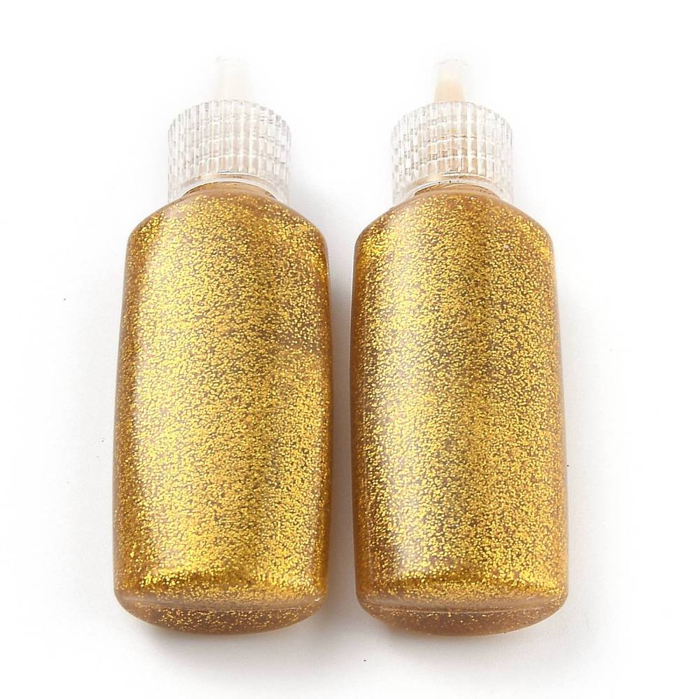 [DIY-C003-01C] Colle scintillante, sans odeur, pailleté, ~25ml (Bleu)