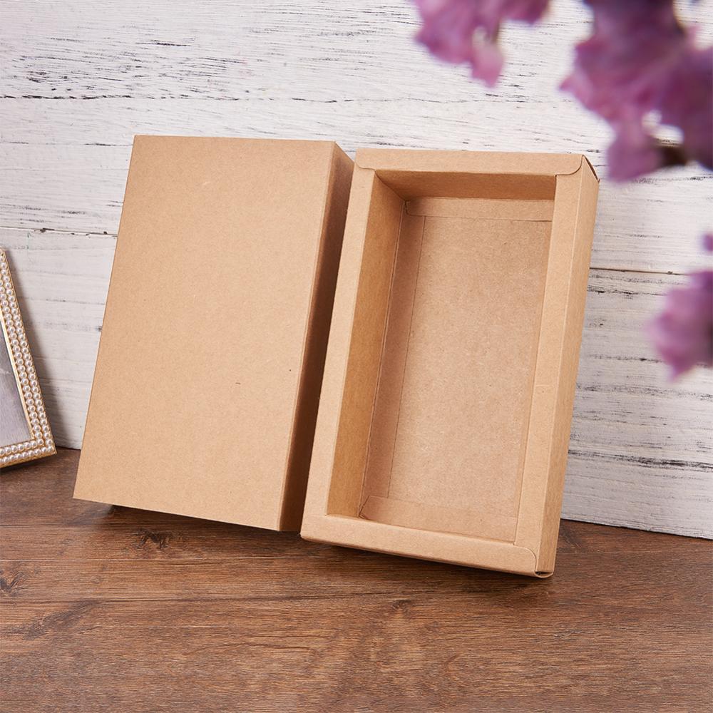 Boîte en carton à tiroir, 17,2x10,2x4,2cm, pour création de rangements ou de calendriers de l'avent
