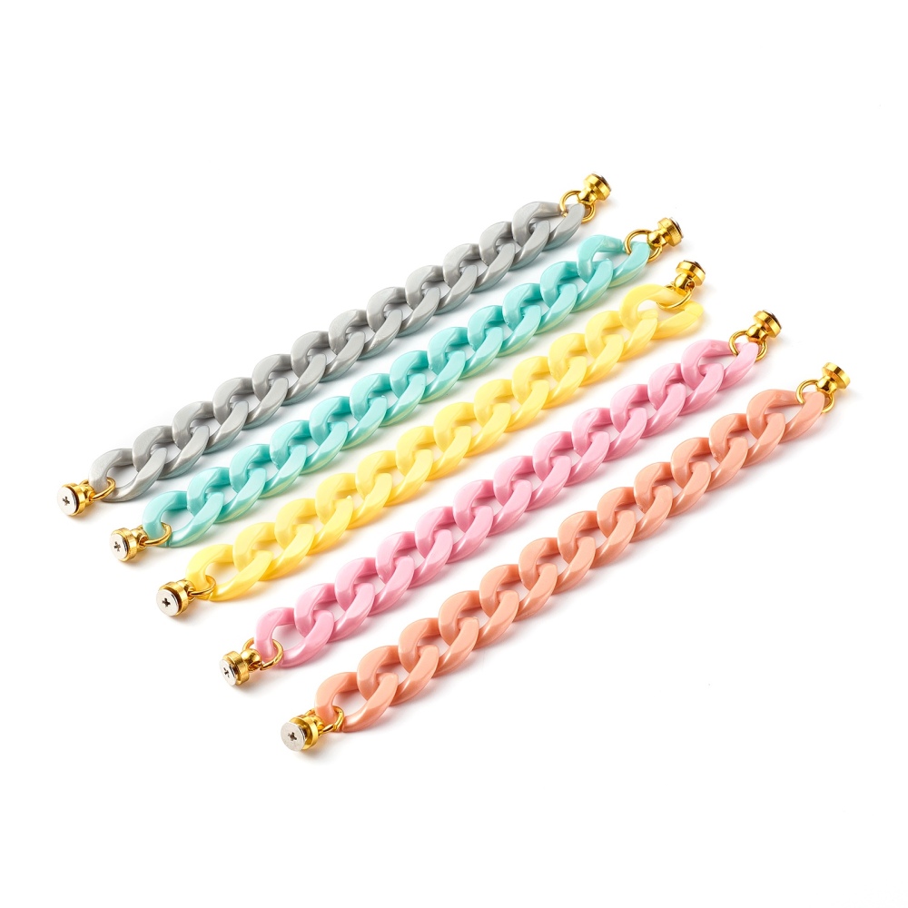 Chaîne de téléphone/smartphone, 18.5cm, coloris variés avec crochet et attache téléphone inclus