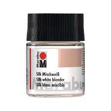 [17800005] Marabu Silk, peinture thermofixable pour coton et soie, 50ml (Blanc)