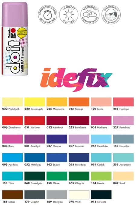 Marabu Colorspray Do It, Satin Matt, ROSE PASTEL 227, 150ml