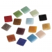 [14540414] Mosaïque 1x1cm env., boîte de 50 g (env. 205 pièces), coloris au choix (Vert)