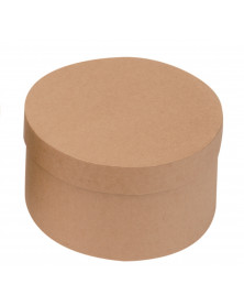 Boîte en carton ronde, diamètre 18cm, hauteur 9,5mm