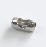 [conn] Connecteur pour chaînette de store, argenté, 5x3mm