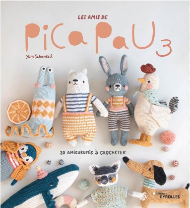 Livre crochet amigurumi "Les amis de Pica Pau 3" (20 modèles)