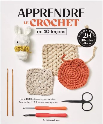 [897278] Livre "Apprendre le crochet en 10 leçons" (avec 20 QR codes)