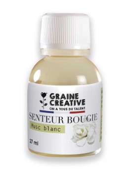 [151030] Senteur pour bougie "musc blanc", 27ml