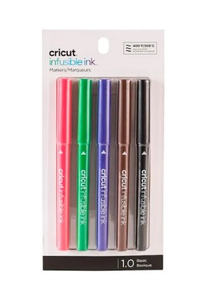 [2006257] Stylo infusible ink pour CRICUT, activé par la chaleur, pointe 0.4mm, paquet de 5