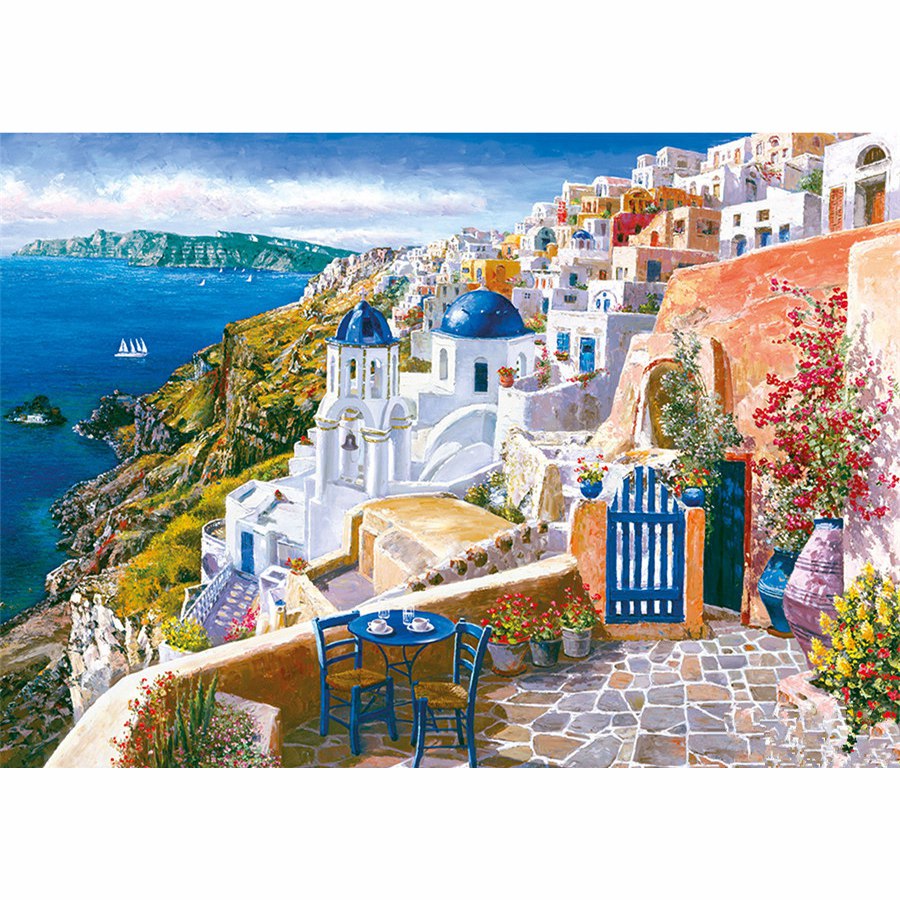 Kit complet de diamond painting, paysage, 30x40cm, unité