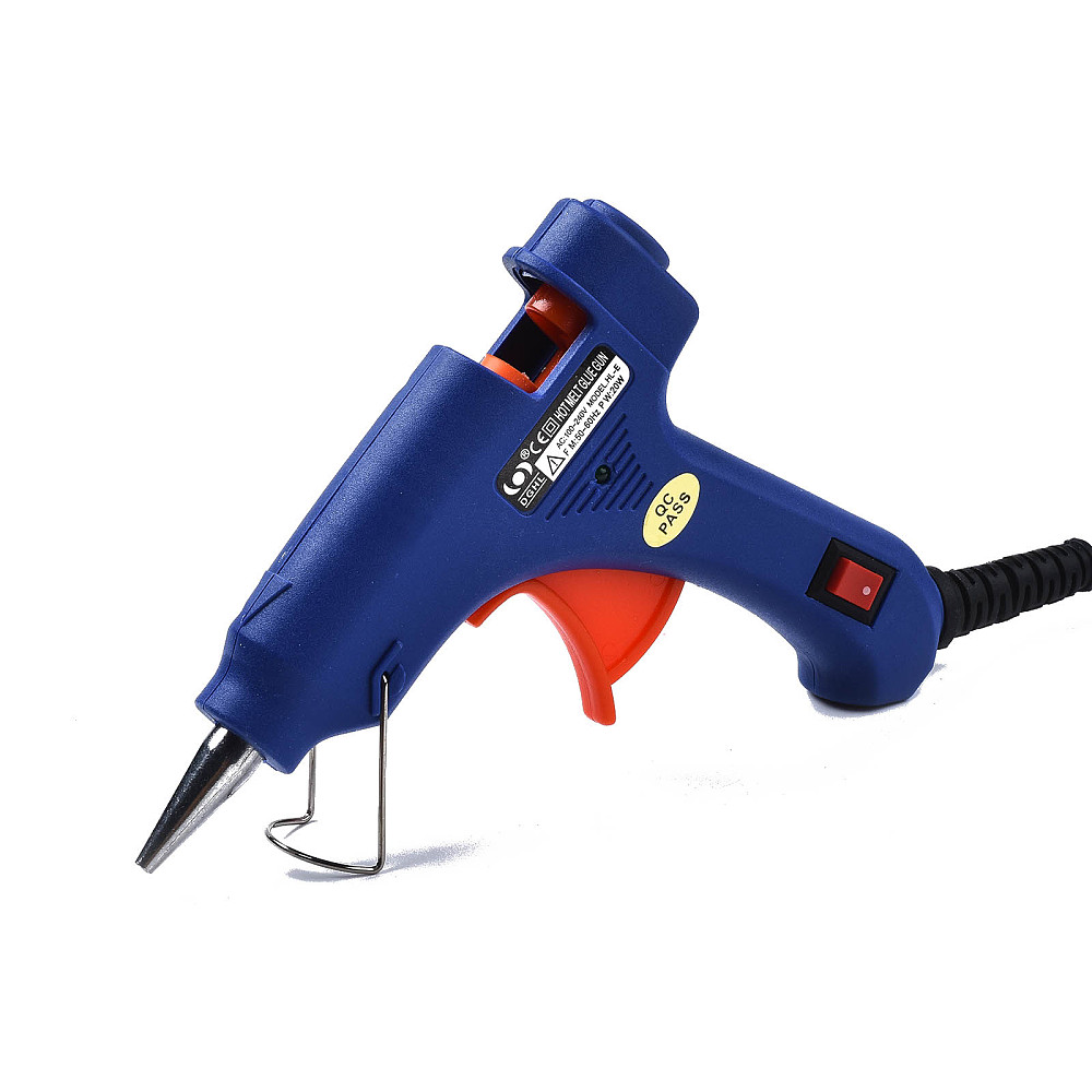 Pistolet à colle 100/240V, 115x135mm, avec 30 bâtons de 7mm, unité