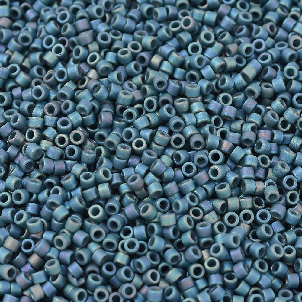 Perles Miyuki delica 11/0 fiole d'env. 3gr DB2316 mat opaque bleu violet