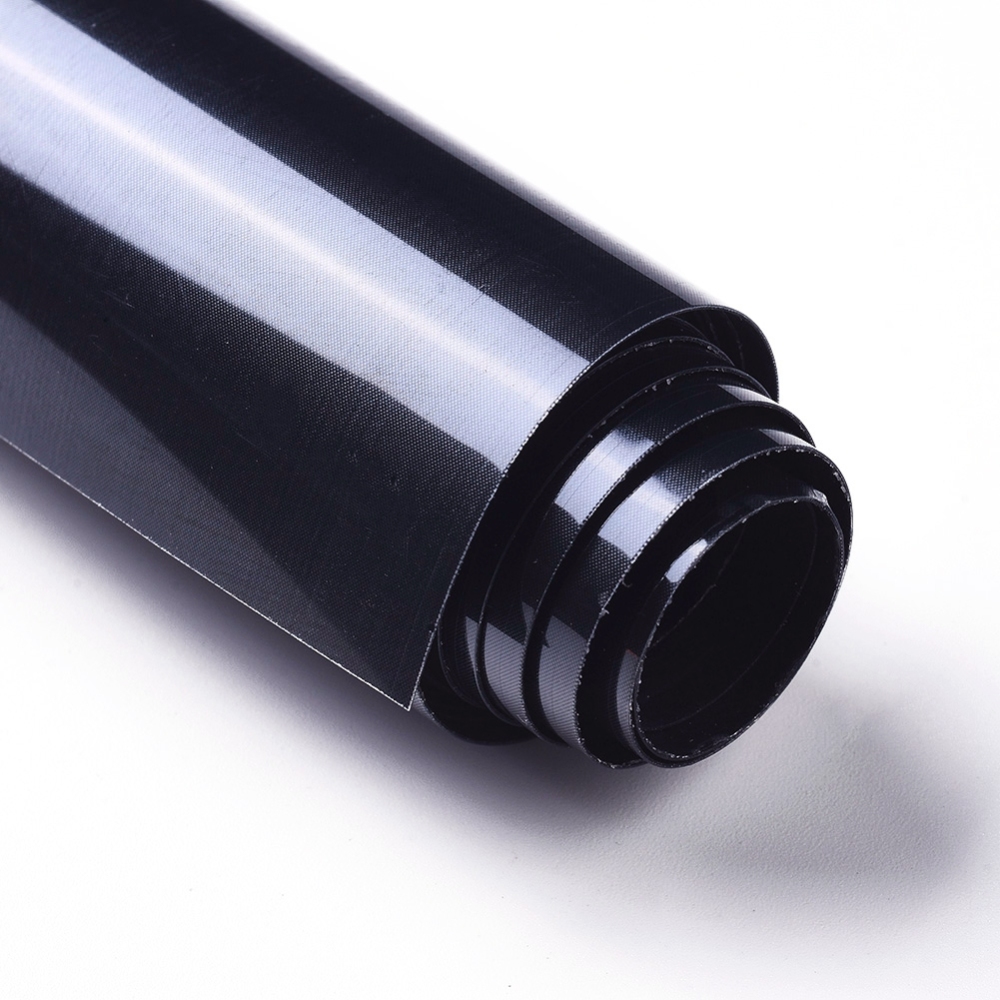 Rouleau de thermocollant noir pour tissu, 20x100cm