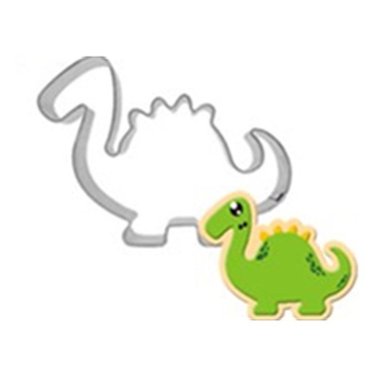 Moule emporte-pièce en INOX, dinosaure, 53x88x17.5mm, unité