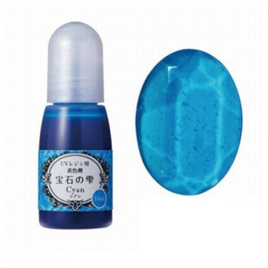 Colorant résine liquide, translucide, Cyan, 10ml