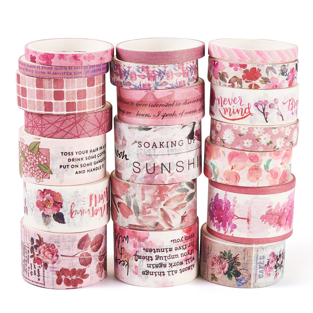 Masking tape, bande de papier adhésif, 5 styles, 93x165x44mm, l'unité