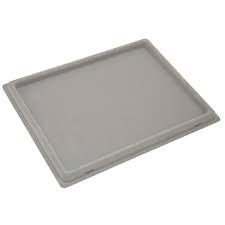 Plateau de perles avec rebord, 31,75x23,5cm, gris clair, unité